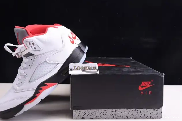 Kicked Out Shoe Store Fire Silver DA1911-102 Air Red Tongue Retro 5 (2020) Jordan 0518